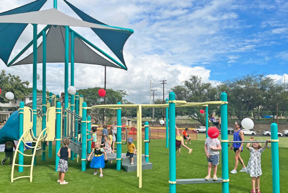 Navy Families Enjoy New Playgrounds at Joint Base Pearl Harbor-Hickam