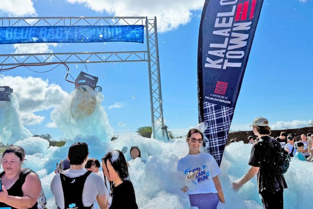 Kalaeloa Town Attracts Fitness-and-Fun Community with Family-Friendly Bubble Run